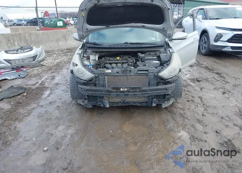 2014 Hyundai Elantra Limited from USA, damaged, VIN KMHDH4AE2EU038787